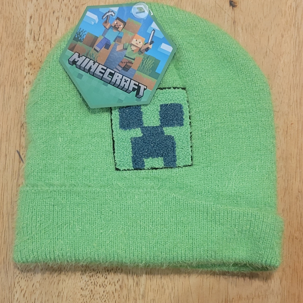 Minecraft Green Kids Hat